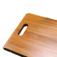 Nantucket Sinks Premium Kitchen 17" x 12" Brown Sapele Wood Prep Station Cutting Board