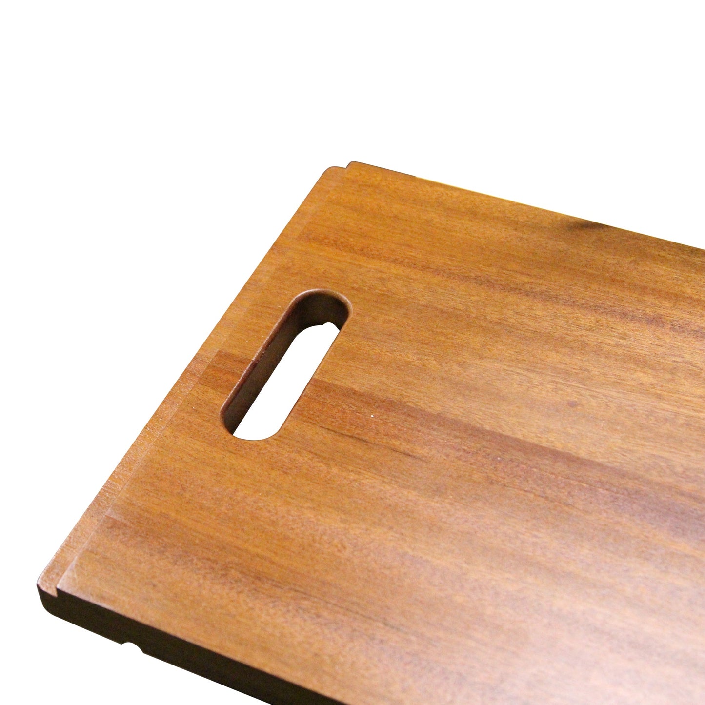 Nantucket Sinks Premium Kitchen 17" x 12" Brown Sapele Wood Prep Station Cutting Board