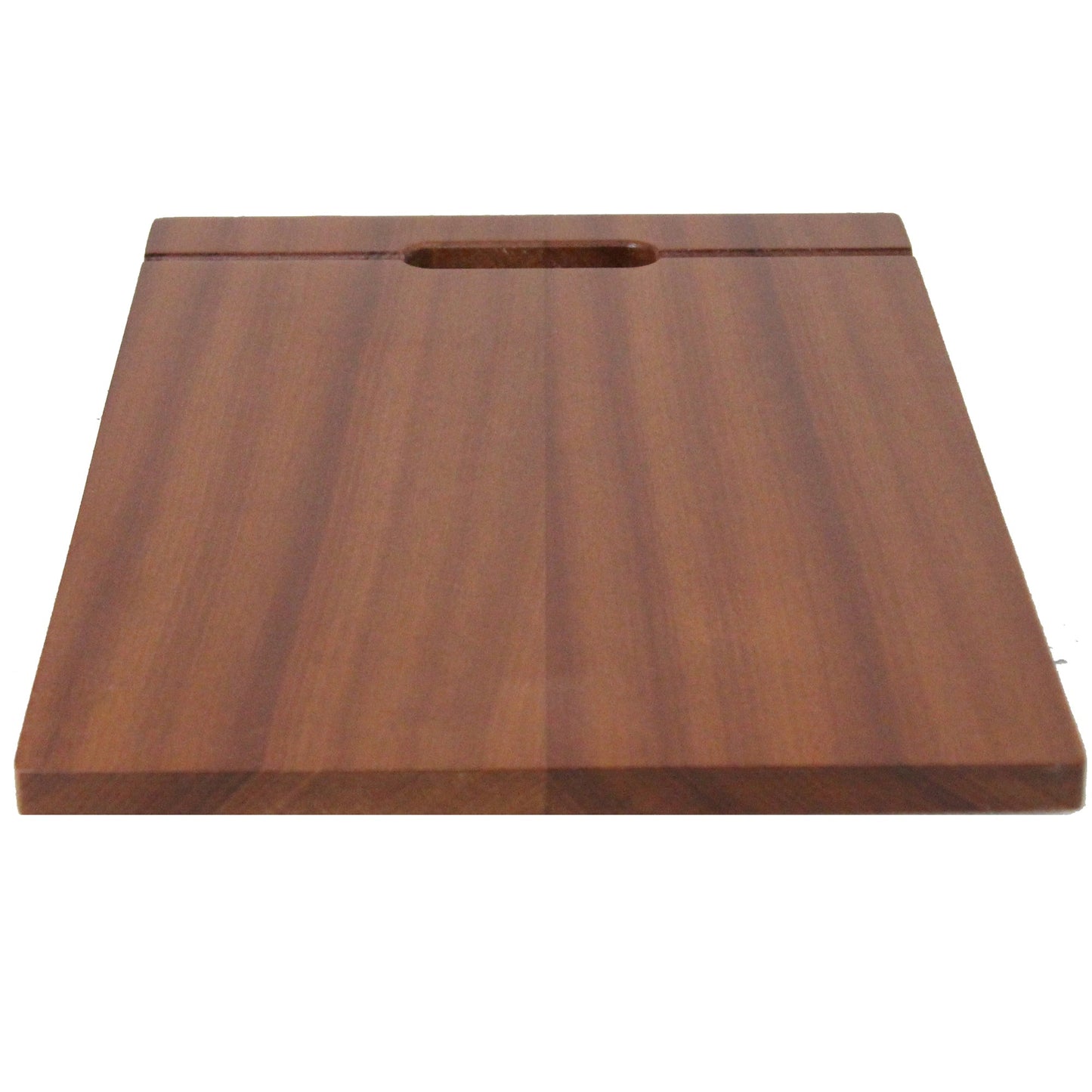 Nantucket Sinks Premium Kitchen 17" x 12" Brown Sapele Wood Prep Station Cutting Board
