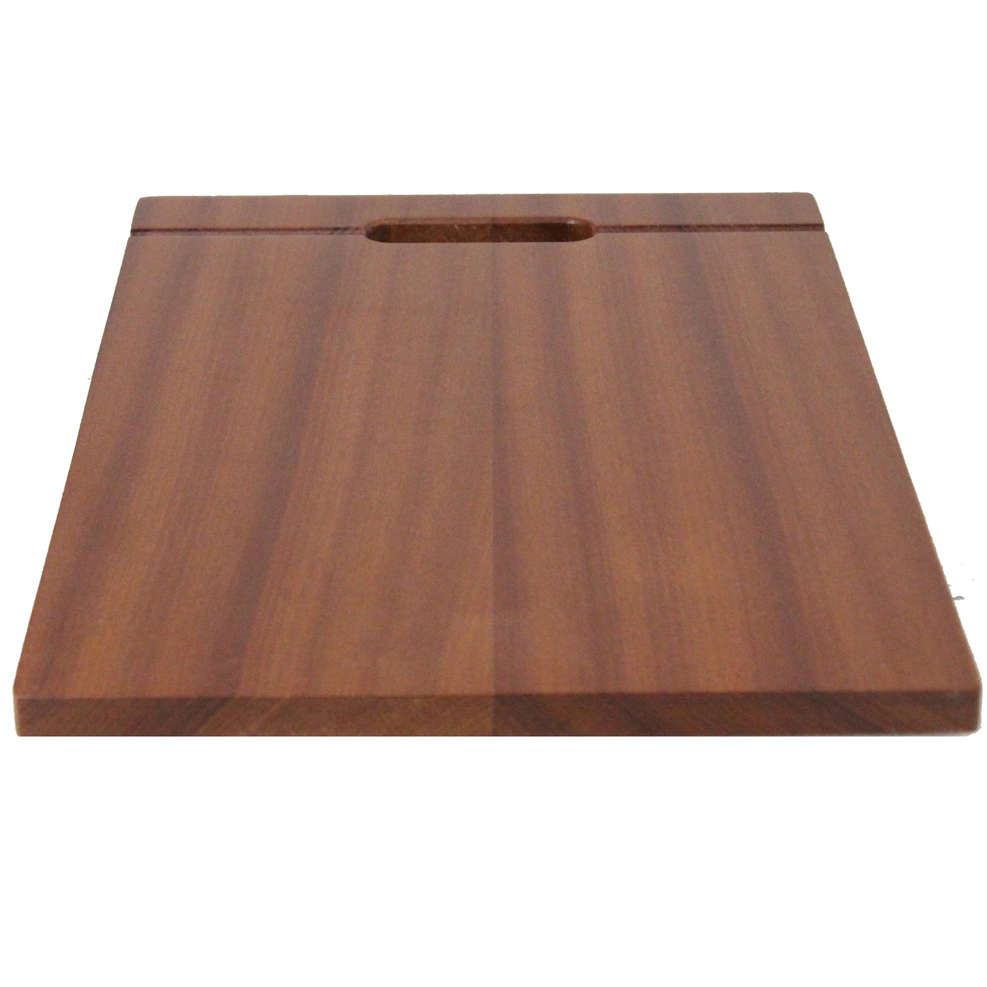Nantucket Sinks Premium Kitchen 17" x 12" Brown Sapele Wood Prep Station Cutting Board