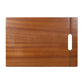 Nantucket Sinks Premium Kitchen 17" x 12" Brown Sapele Wood Prep Station Cutting Board