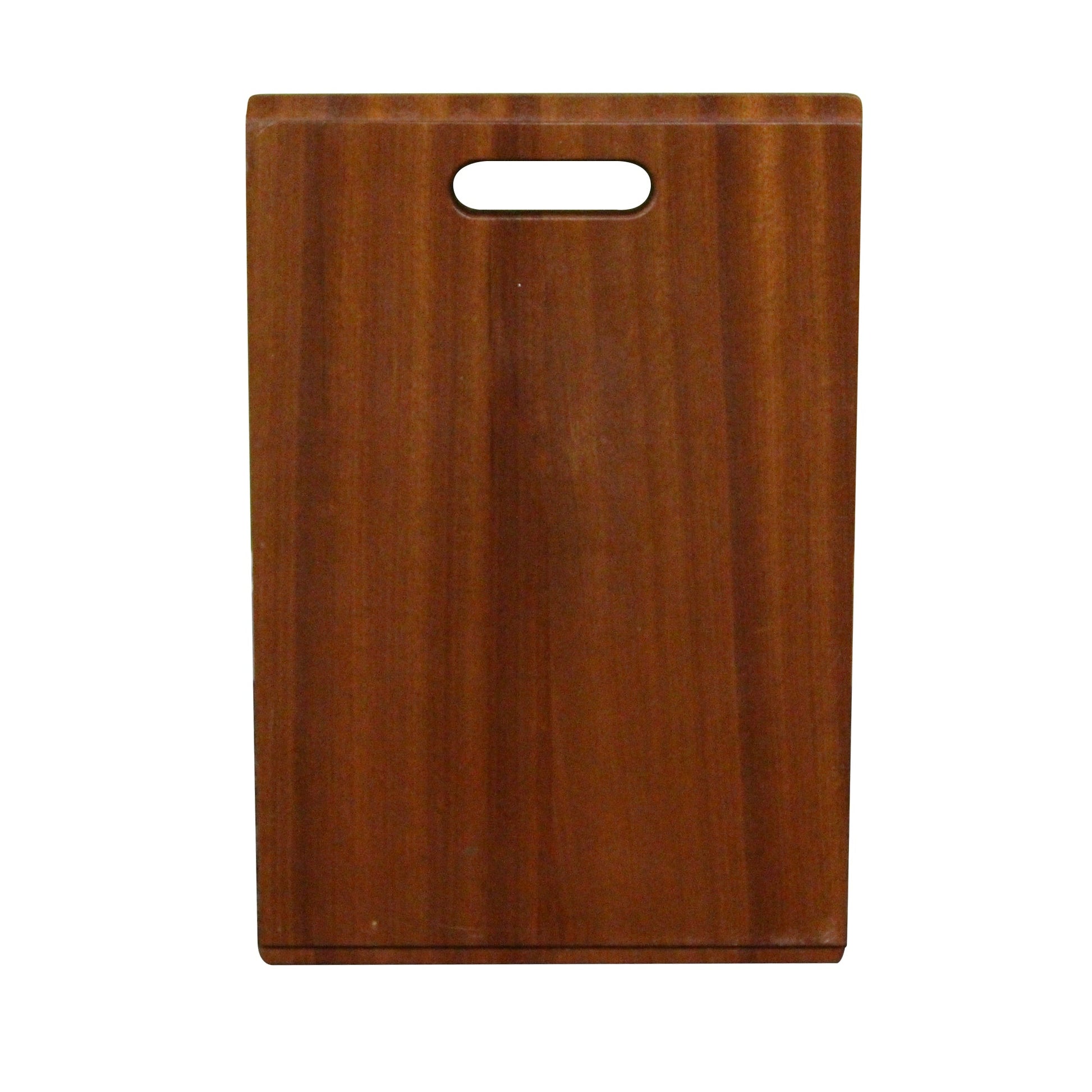 Nantucket Sinks Premium Kitchen 18" x 12" Brown Sapele Wood Prep Station Cutting Board