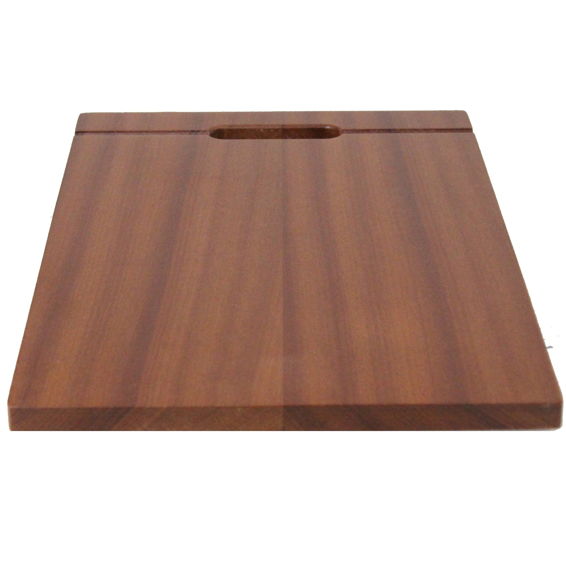 Nantucket Sinks Premium Kitchen 18" x 12" Brown Sapele Wood Prep Station Cutting Board