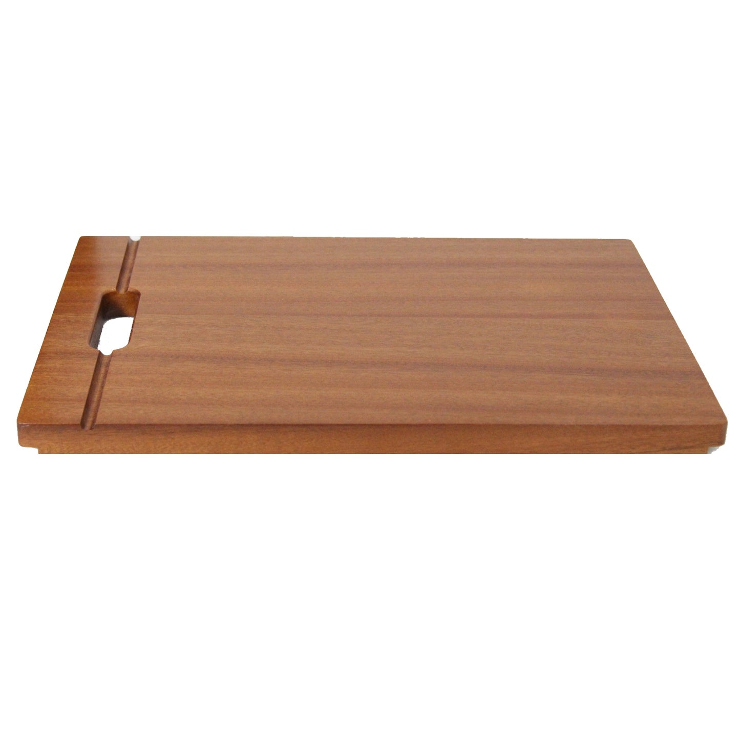 Nantucket Sinks Premium Kitchen 18" x 12" Brown Sapele Wood Prep Station Cutting Board