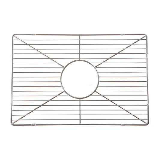 Nantucket Sinks Premium Kitchen 20" Polished Silver Stainless Steel Stainless Steel Bottom Grid BG-HC24