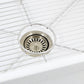 Nantucket Sinks Premium Kitchen 21" Polished Silver Stainless Steel Stainless Steel Bottom Grid BG-FCFS36-DB