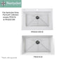 Nantucket Sinks Premium Kitchen 25" Polished Silver Stainless Steel Stainless Steel Bottom Grid BG-PR3018