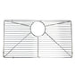 Nantucket Sinks Premium Kitchen 25" Polished Silver Stainless Steel Stainless Steel Bottom Grid BG-PR3018