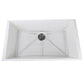 Nantucket Sinks Premium Kitchen 27" Polished Silver Stainless Steel Stainless Steel Bottom Grid BG-PR3320
