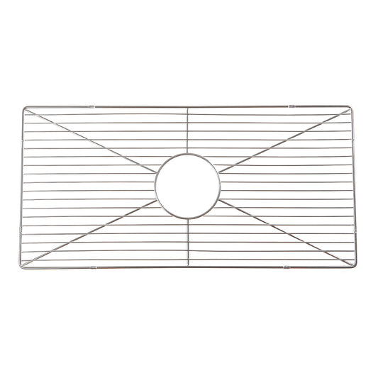 Nantucket Sinks Premium Kitchen 29" Polished Silver Stainless Steel Stainless Steel Bottom Grid BG-HA33