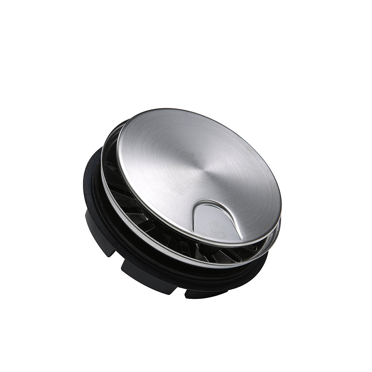 Nantucket Sinks Premium Kitchen 4" Brushed Satin Stainless Steel Crumb Cup Disposal Drain Kitchen Drain