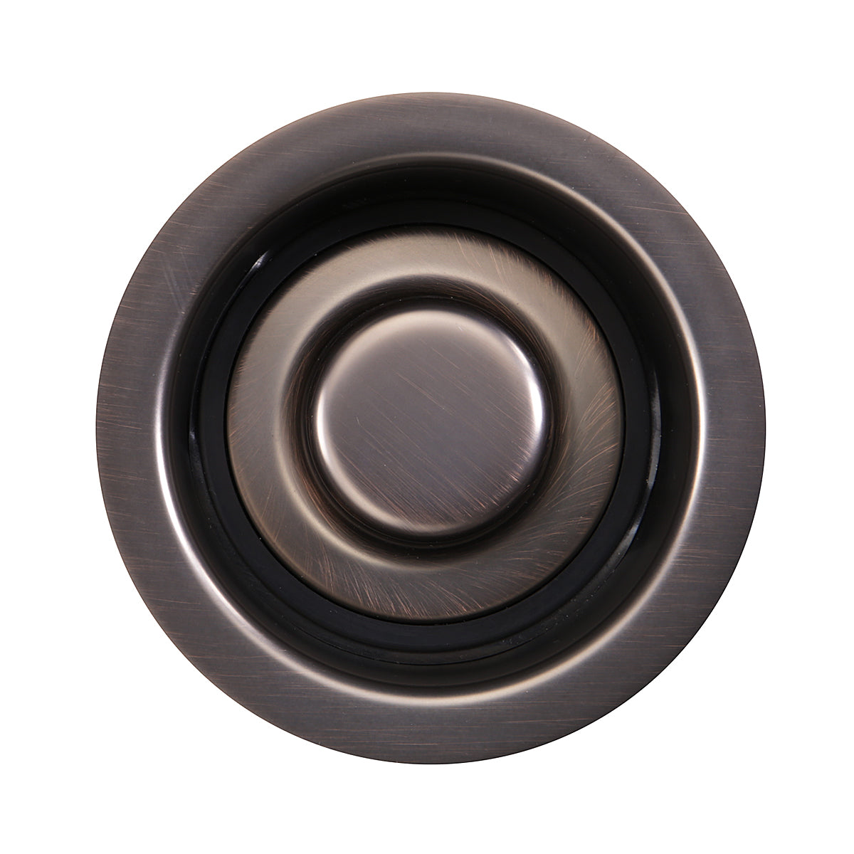 Nantucket Sinks Premium Kitchen 5" Antique Copper Dark Copper Brass Disposal Kitchen Sink Drain