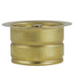 Nantucket Sinks Premium Kitchen 5" Brass Stainless Steel Extended Flange Disposal Kitchen Drain
