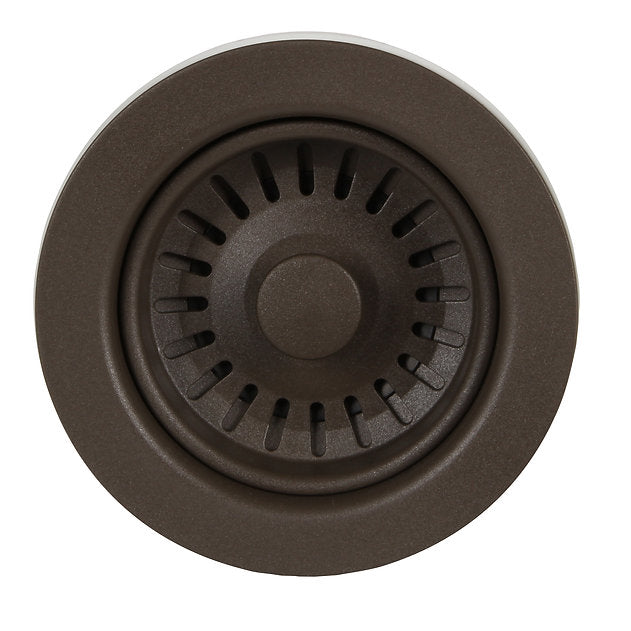Nantucket Sinks Premium Kitchen 5" Brown Polymer and Plastic Disposal Trim For Granite Composite Sinks