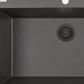 Nantucket Sinks Premium Kitchen 5" Brown Polymer and Plastic Disposal Trim For Granite Composite Sinks
