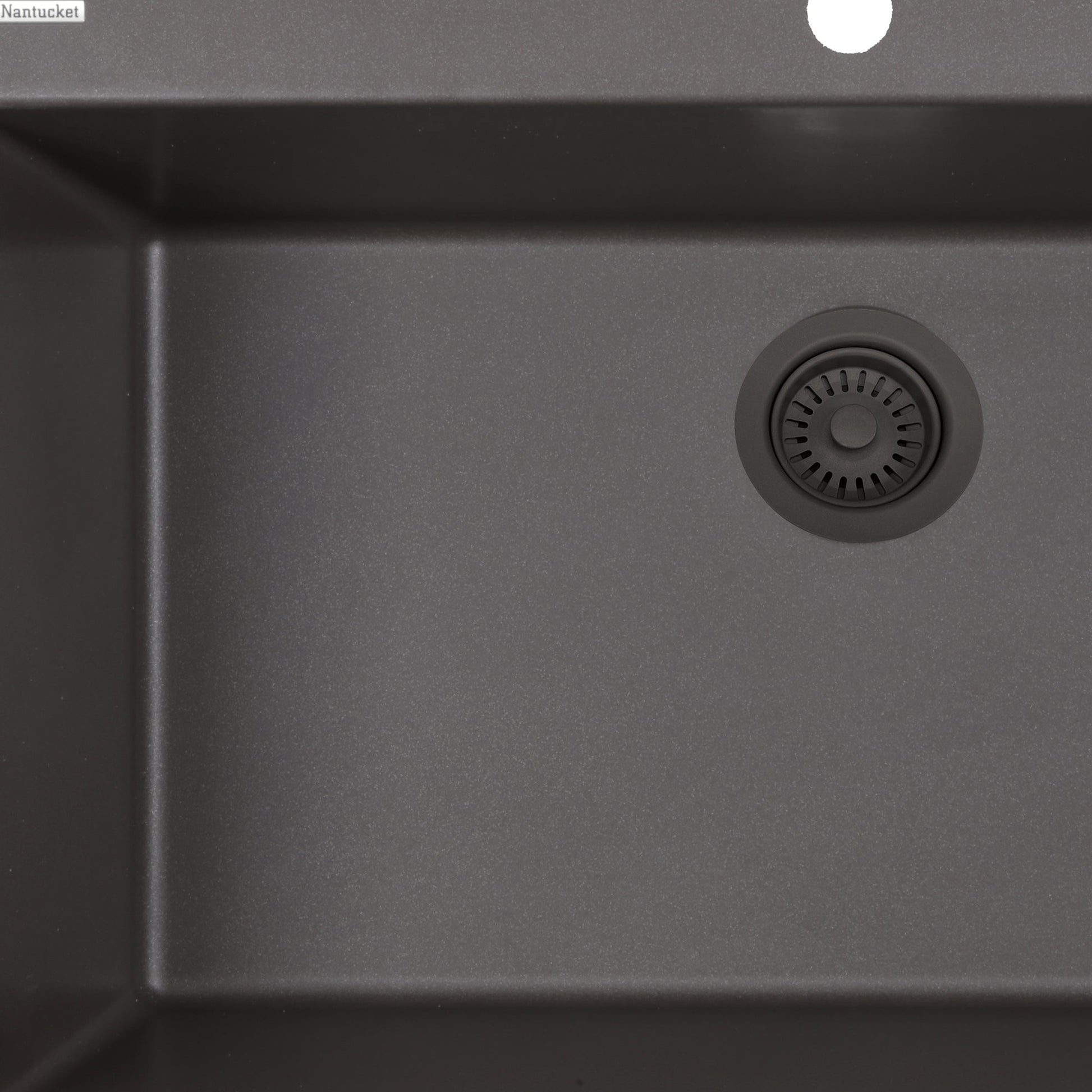 Nantucket Sinks Premium Kitchen 5" Brown Polymer and Plastic Disposal Trim For Granite Composite Sinks