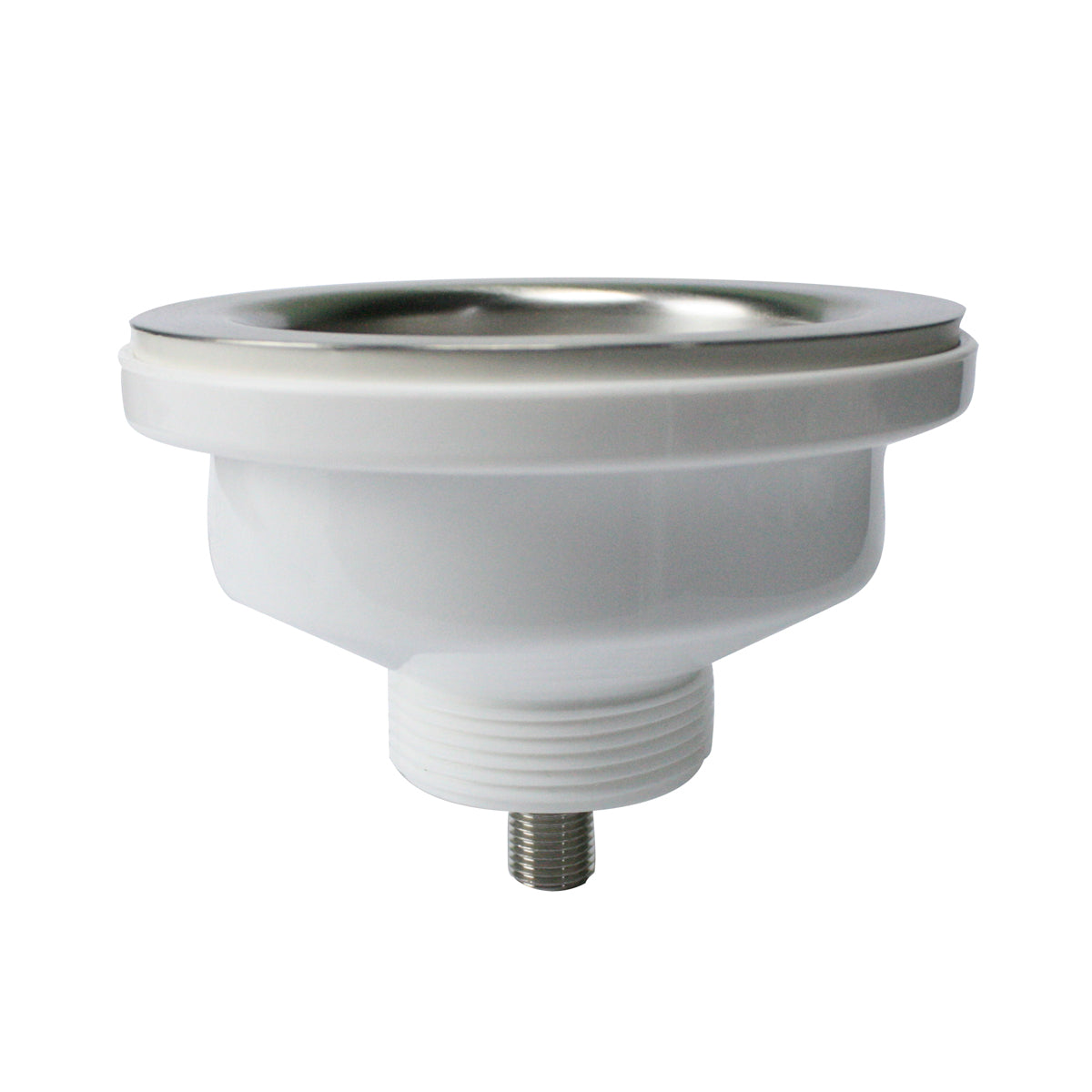 Nantucket Sinks Premium Kitchen 5" Brushed Satin Stainless Steel Flip Top Crumb Cup Inch Kitchen Drain