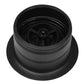 Nantucket Sinks Premium Kitchen 5" Matte Black Stainless Steel Extended Flange Disposal Kitchen Drain