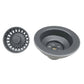 Nantucket Sinks Premium Kitchen 5" Titanium Polymer and Plastic Basket Strainer Kitchen Drain For Granite Composite Sinks
