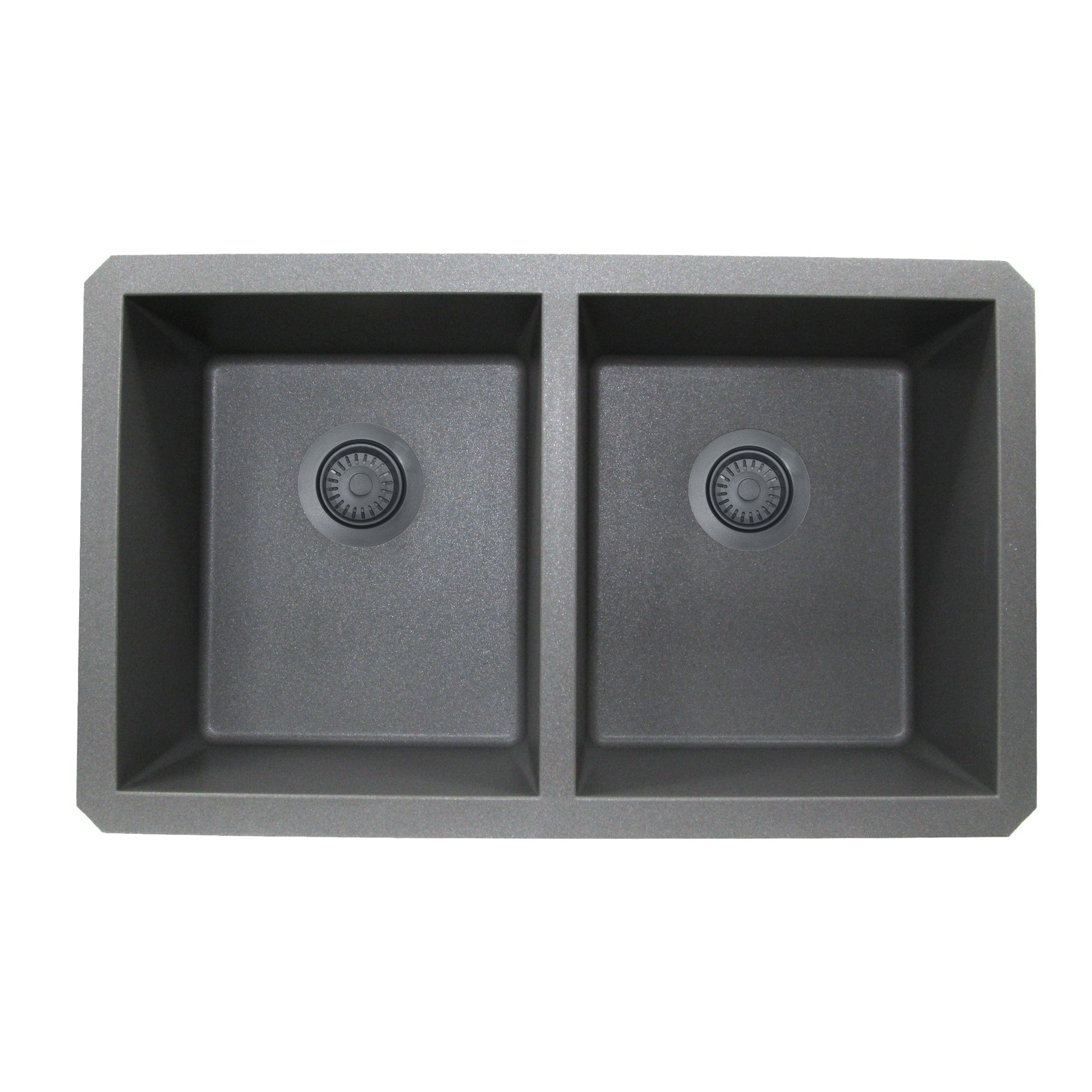Nantucket Sinks Premium Kitchen 5" Titanium Polymer and Plastic Basket Strainer Kitchen Drain For Granite Composite Sinks