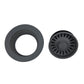 Nantucket Sinks Premium Kitchen 5" Titanium Polymer and Plastic Disposal Trim For Granite Composite Sinks