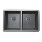 Nantucket Sinks Premium Kitchen 5" Titanium Polymer and Plastic Disposal Trim For Granite Composite Sinks