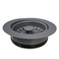 Nantucket Sinks Premium Kitchen 5" Titanium Polymer and Plastic Disposal Trim For Granite Composite Sinks