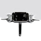 Nantucket Sinks Premium Kitchen 9" Wallmount Chrome Brass Sink Faucet With Soap Dish (2 Hole/8" Spread)