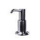 Nantucket Sinks Premium Kitchen " Brushed Nickel Nickel Metal-Brass and PVC plastic Soap Dispenser
