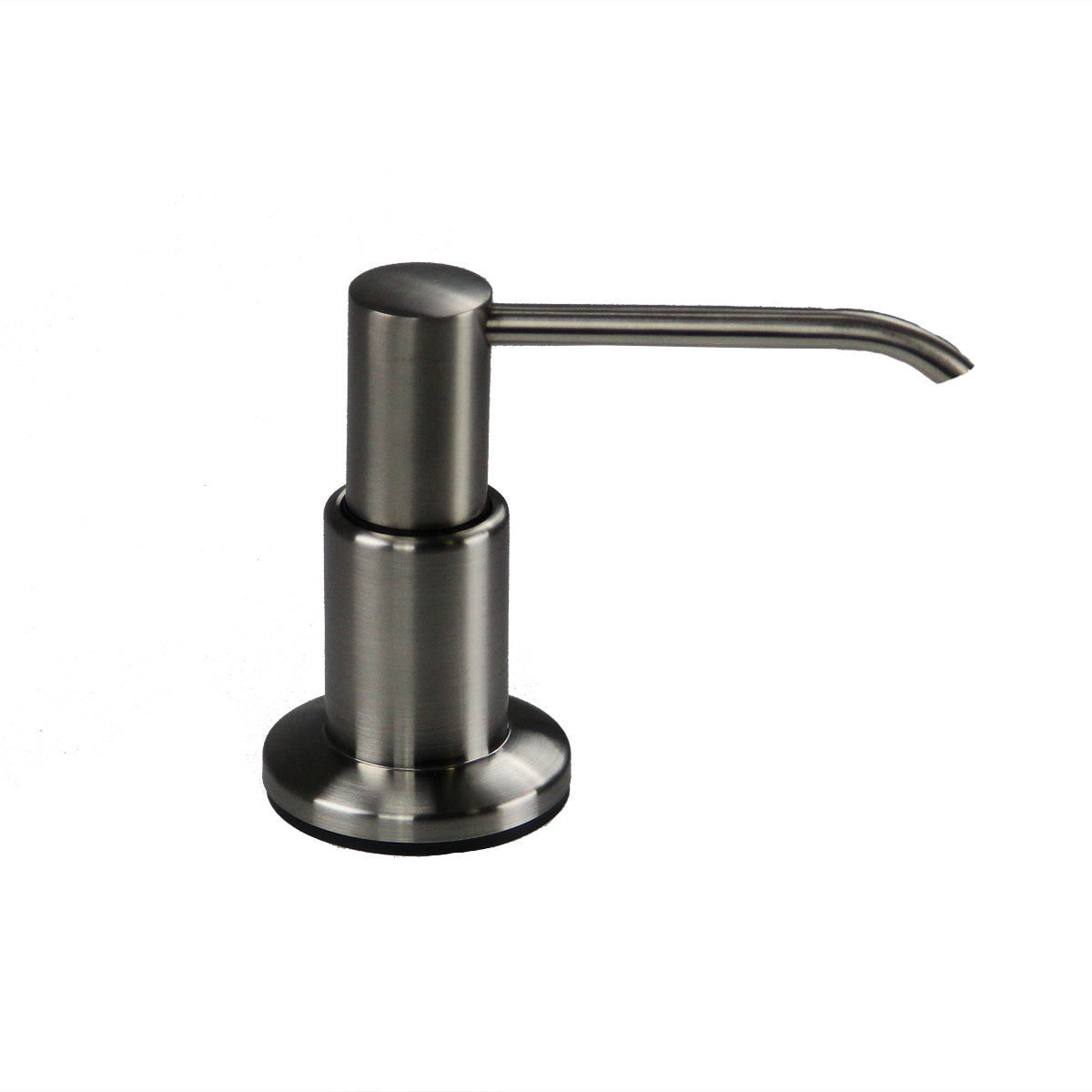 Nantucket Sinks Premium Kitchen " Brushed Nickel Nickel Metal-Brass and PVC plastic Soap Dispenser