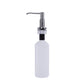 Nantucket Sinks Premium Kitchen " Brushed Nickel Nickel Metal-Brass and PVC plastic Soap Dispenser