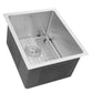 Nantucket Sinks Pro Series 15" Rectangle Undermount Brushed Satin 304 Stainless Steel Single Bowl Small Radius Bar/Prep Sink
