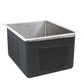 Nantucket Sinks Pro Series 15" Rectangle Undermount Brushed Satin 304 Stainless Steel Single Bowl Small Radius Bar/Prep Sink