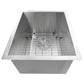 Nantucket Sinks Pro Series 15" Rectangle Undermount Brushed Satin 304 Stainless Steel Single Bowl Zero Radius Bar/Prep Sink