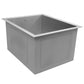 Nantucket Sinks Pro Series 15" Rectangle Undermount Brushed Satin 304 Stainless Steel Single Bowl Zero Radius Bar/Prep Sink