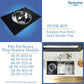 Nantucket Sinks Pro Series 18" Prep Station Black HDPE With Stainless Bins Colander and Bowl Server