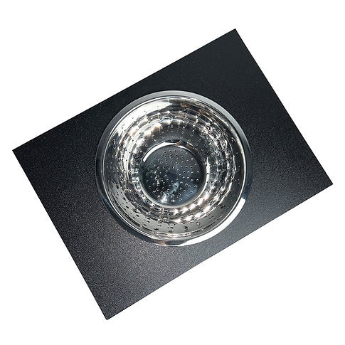 Nantucket Sinks Pro Series 18" Prep Station Black HDPE With Stainless Bins Colander and Bowl Server