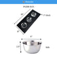 Nantucket Sinks Pro Series 18" Prep Station Black HDPE With Stainless Bins Condiment Server