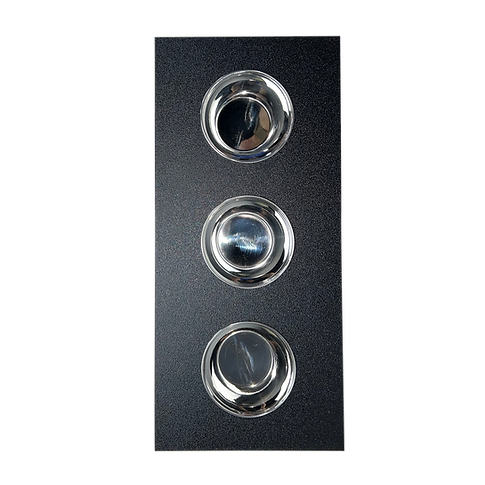Nantucket Sinks Pro Series 18" Prep Station Black HDPE With Stainless Bins Condiment Server