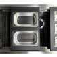 Nantucket Sinks Pro Series 18" Prep Station Black HDPE With Stainless Bins Set of 2 Rectangular Condiment Servers