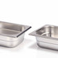 Nantucket Sinks Pro Series 18" Prep Station Black HDPE With Stainless Bins Set of 2 Rectangular Condiment Servers