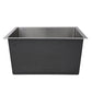 Nantucket Sinks Pro Series 23" Rectangle Undermount Brushed Satin 304 Stainless Steel Single Bowl Small Radius Utility/Laundry Sink