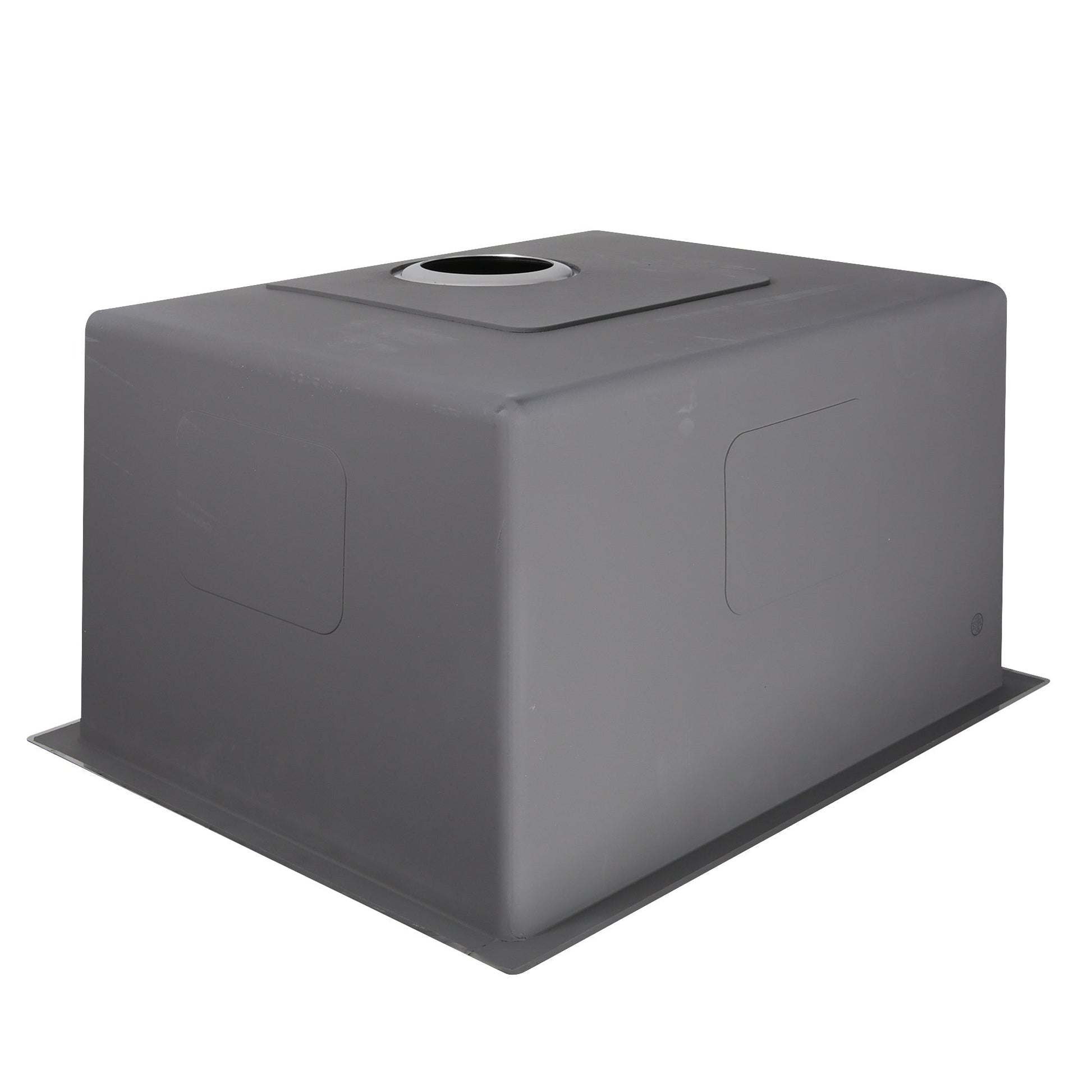 Nantucket Sinks Pro Series 23" Rectangle Undermount Brushed Satin 304 Stainless Steel Single Bowl Small Radius Utility/Laundry Sink