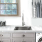 Nantucket Sinks Pro Series 23" Rectangle Undermount Brushed Satin 304 Stainless Steel Single Bowl Small Radius Utility/Laundry Sink
