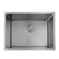 Nantucket Sinks Pro Series 23" Rectangle Undermount Brushed Satin 304 Stainless Steel Single Bowl Small Radius Utility/Laundry Sink