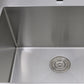 Nantucket Sinks Pro Series 25" Rectangle Topmount Brushed Satin 304 Stainless Steel Single Bowl Small Radius Laundry Sink
