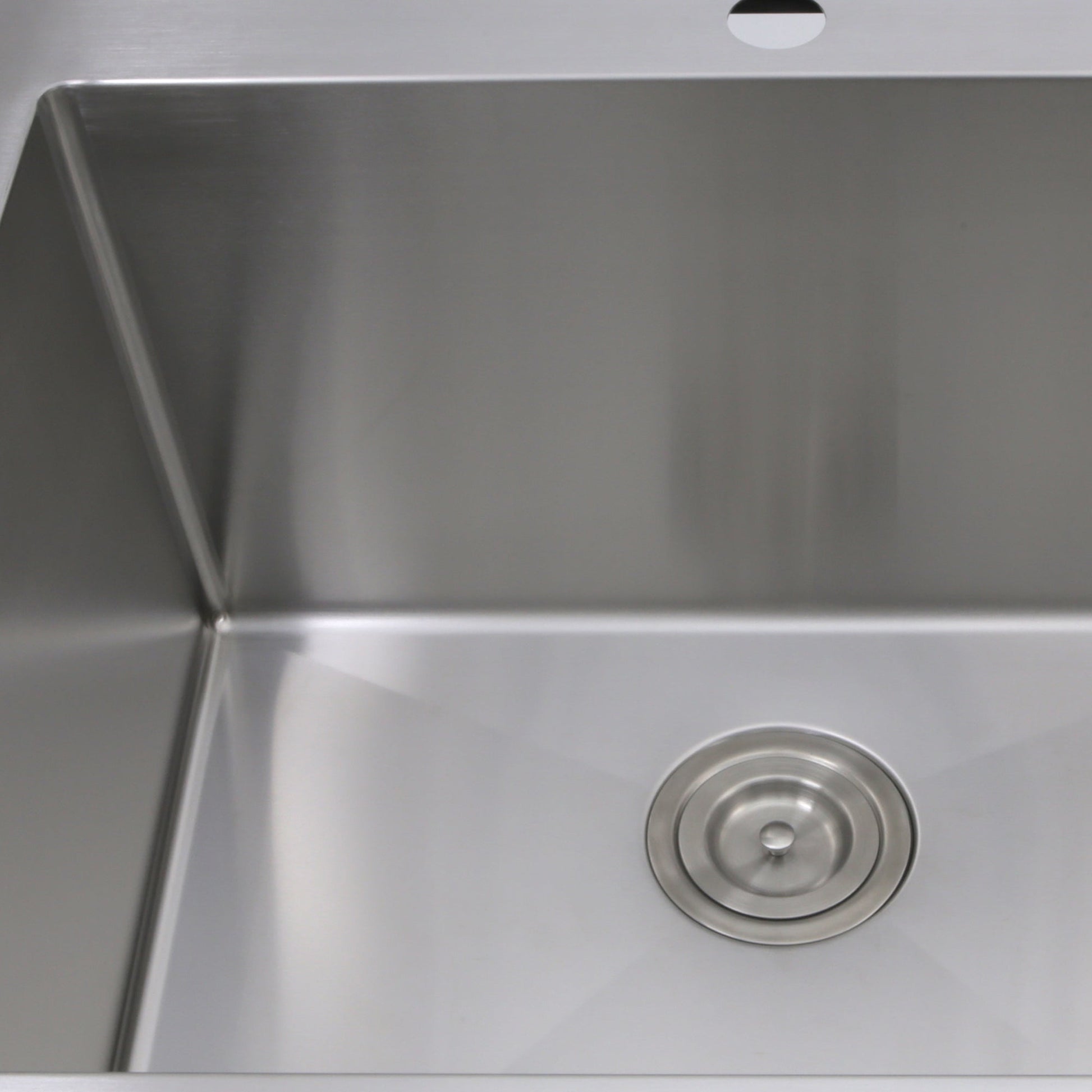 Nantucket Sinks Pro Series 25" Rectangle Topmount Brushed Satin 304 Stainless Steel Single Bowl Small Radius Laundry Sink
