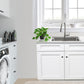 Nantucket Sinks Pro Series 25" Rectangle Topmount Brushed Satin 304 Stainless Steel Single Bowl Small Radius Laundry Sink
