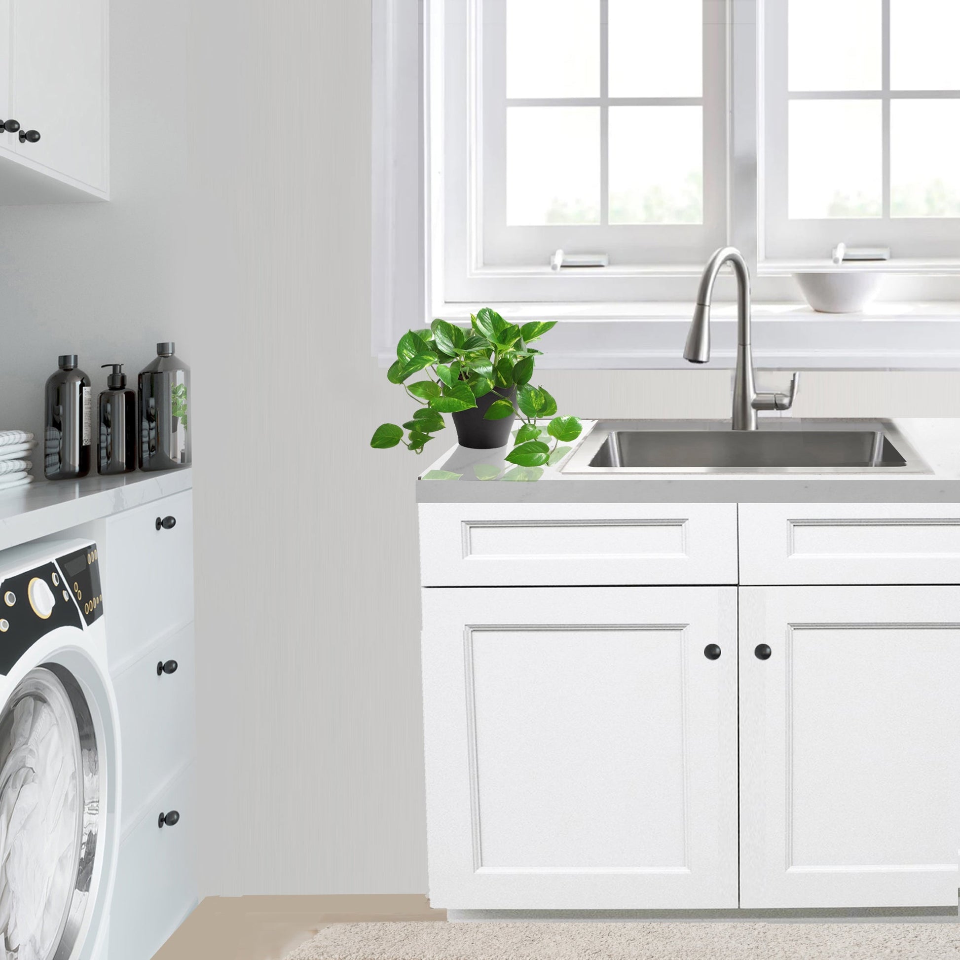 Nantucket Sinks Pro Series 25" Rectangle Topmount Brushed Satin 304 Stainless Steel Single Bowl Small Radius Laundry Sink