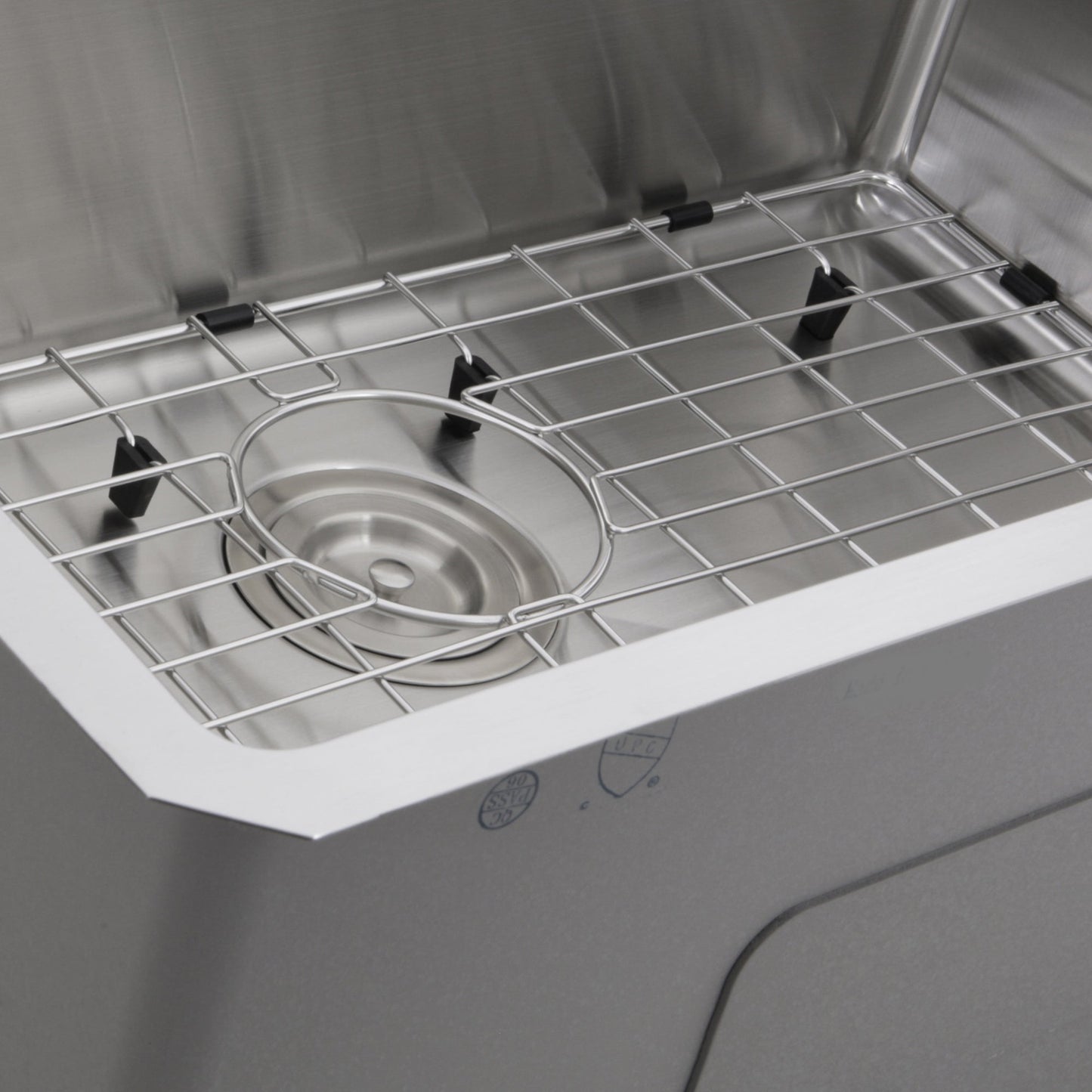 Nantucket Sinks Pro Series 28" Rectangle Undermount Brushed Satin Silver 304 Stainless Steel Single Bowl Small Radius Corners Kitchen Sink